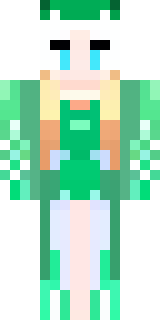 a queen in a flowing emerald gown with a silver tiara
