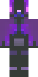 an end-realm sorcerer in obsidian robes with violet particles