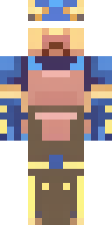 a piglin brute in gold armor with a snout and tusks