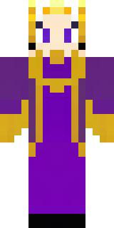 a young king in an ermine-trimmed purple cloak and gold crown