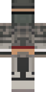 a ronin in weathered dark armor and a straw hat