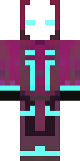 a nether hunter in crimson hide with glowing gold trim