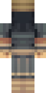 a ronin in weathered dark armor and a straw hat