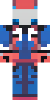 a masked hero in a sleek red and blue suit with a chest emblem