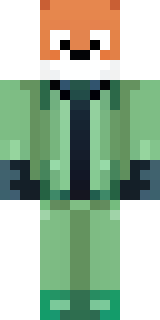 an anthropomorphic fox in a green explorer jacket