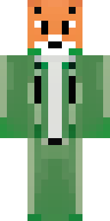 an anthropomorphic fox in a green explorer jacket