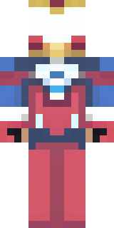 a masked hero in a sleek red and blue suit with a chest emblem