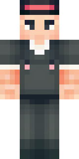 a sushi master in a dark apron with a headband