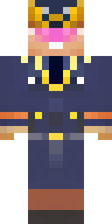 an airship captain in a navy coat with copper gadgets