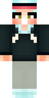 a sushi master in a dark apron with a headband