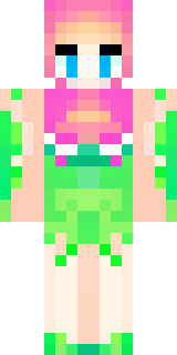 a spring fairy in a petal dress with translucent wings