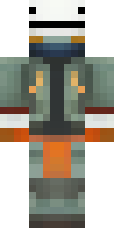 a battle-worn pilot in orange plating with scorch marks