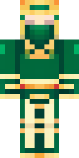 a jade samurai in green and gold ceremonial armor