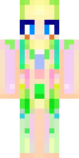 a spring fairy in a petal dress with translucent wings