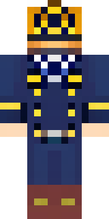an airship captain in a navy coat with copper gadgets
