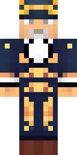 an airship captain in a navy coat with copper gadgets