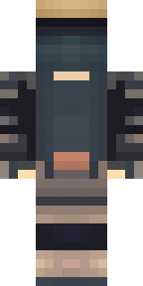 a ronin in weathered dark armor and a straw hat