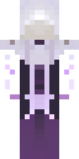 an end-realm sorcerer in obsidian robes with violet particles