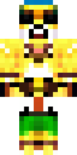 a golden pirate with an eyepatch and a parrot on the shoulder