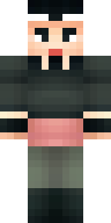 a sushi master in a dark apron with a headband