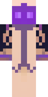 an end-realm sorcerer in obsidian robes with violet particles