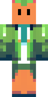 an anthropomorphic fox in a green explorer jacket