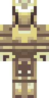 a piglin brute in gold armor with a snout and tusks
