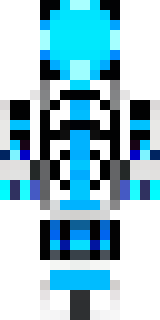 a chrome android with glowing blue eyes and exposed joints