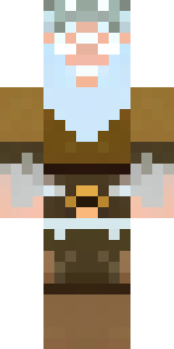 a frost viking in white furs and a horned helm