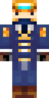 an airship captain in a navy coat with copper gadgets