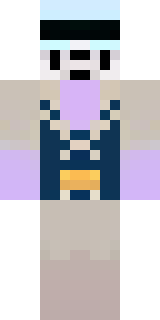 a ghostly pirate with pale skin and a tattered blue coat