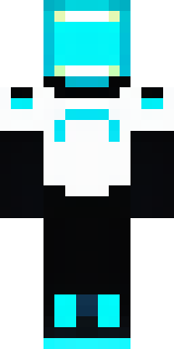 a sleek white service robot with a single cyan sensor