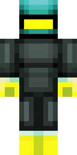 a modern scuba diver in a black wetsuit with a yellow tank