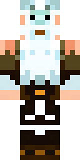 a frost viking in white furs and a horned helm