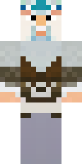 a frost viking in white furs and a horned helm