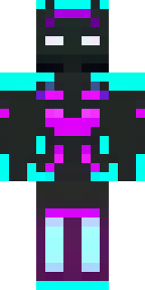 a neon cyber-ninja in dark bodysuit with teal light trim