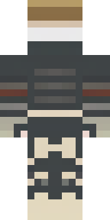 a ronin in weathered dark armor and a straw hat