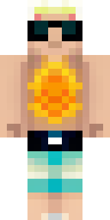 a summer surfer in board shorts with sun-bleached hair