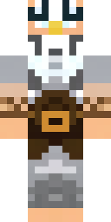 a frost viking in white furs and a horned helm