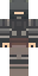 a ronin in weathered dark armor and a straw hat