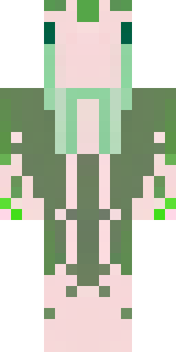 a nature druid in mossy green robes with antler headdress