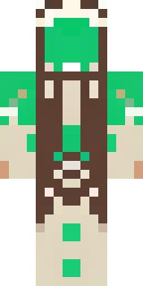 a nature druid in mossy green robes with antler headdress