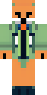 an anthropomorphic fox in a green explorer jacket