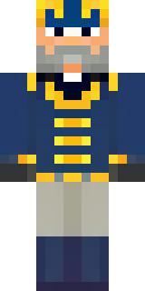 an airship captain in a navy coat with copper gadgets