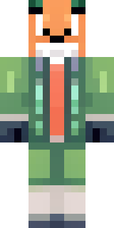 an anthropomorphic fox in a green explorer jacket