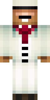 a cheerful chef in a white coat and tall hat with a wooden spoon