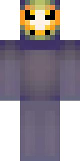 a Halloween pumpkin-headed figure in a dark cloak