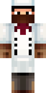 a cheerful chef in a white coat and tall hat with a wooden spoon