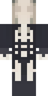 a necromancer in tattered black robes with a bone mask