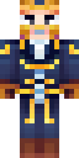 an airship captain in a navy coat with copper gadgets